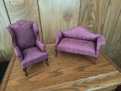 Set Of Two Amethyst Sofa And Chair