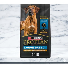 Purina Pro Plan Large Breed Adult High-Protein Chicken  Rice Dry Dog Food - NEW