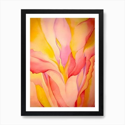 Georgia O'Keeffe - Red Canna, 1924 1 gerahmtes Wandbild Poster Leinwanddruck Bild