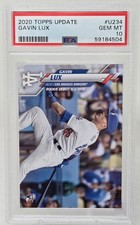 2020 Topps Update GAVIN LUX Rookie Card PSA 10 Gem Mint