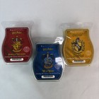 Scentsy Harry Potter Hogwarts Houses Red Blue Yellow Set Of 3 Wax Bars Unused