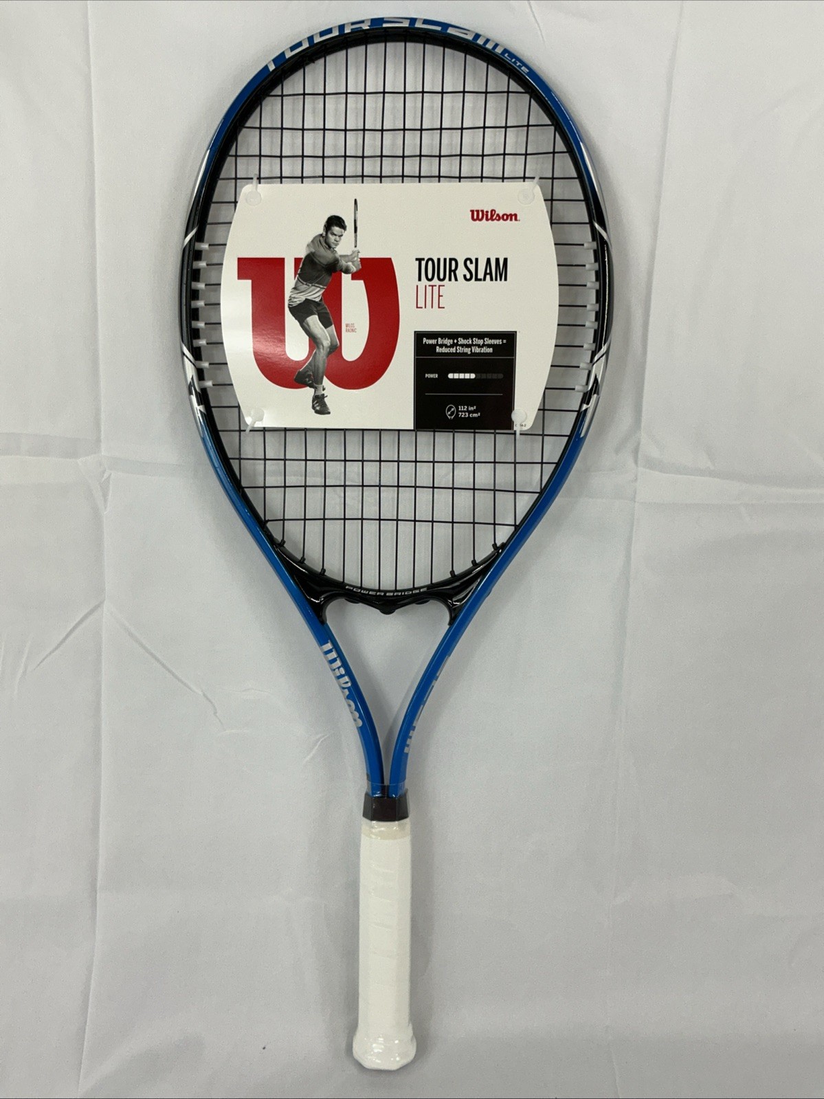 New Wilson Tour Slam Lite Tennis Racquet Grip 4-3/8" 9.7 Oz 112 Sq In Blue