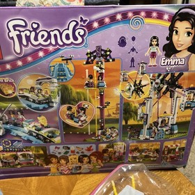 LEGO Friends Amusement Park Roller Coaster 41130  Manual & Minifigures