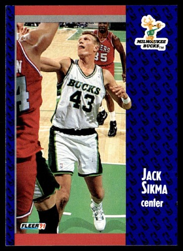 1991-92 Fleer Jack Sikma Milwaukee Bucks #120