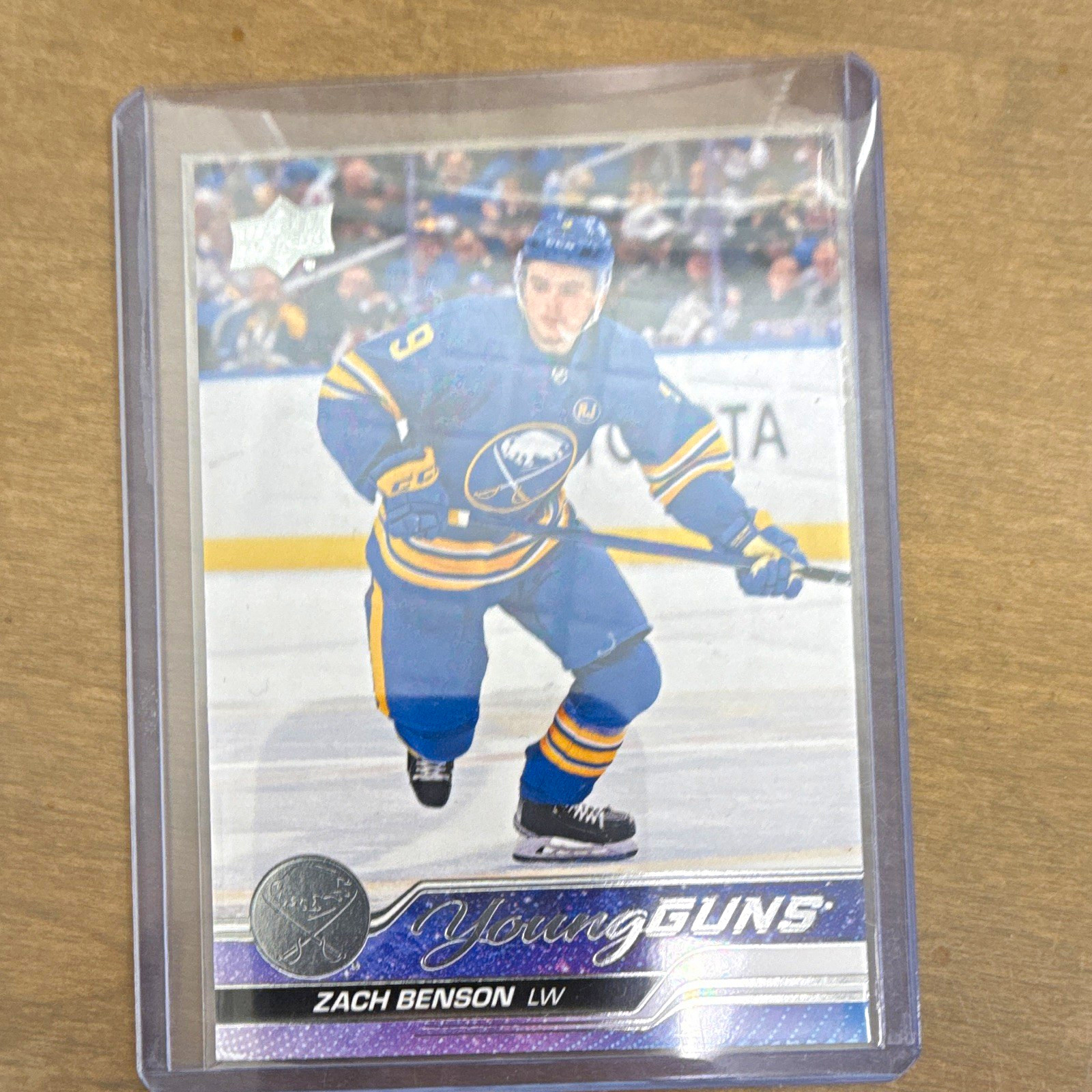 Upper Deck 2023-24 Series 2 Zach Benson Buffalo Sabres Young Guns Rookie #474