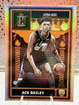 2025-26 Topps Signature Class Ace Bailey RC #ODY-4 Odyssey SP Case Hit - JAZZ