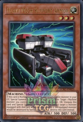 1. Auflage Schwere Mech Unterstützungsrüstung Ultra Rare LCKC-DE023 Yugioh