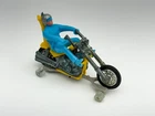 Hot Wheels Redline Rrrumblers DEVILS DUECE Yellow Light Blue Fin Very Nice !!!