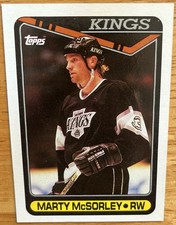 1990-91 Topps Hockey #392, Marty McSorley