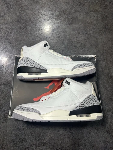 Air Jordan 3 Retro White Cement Reimagined size 9