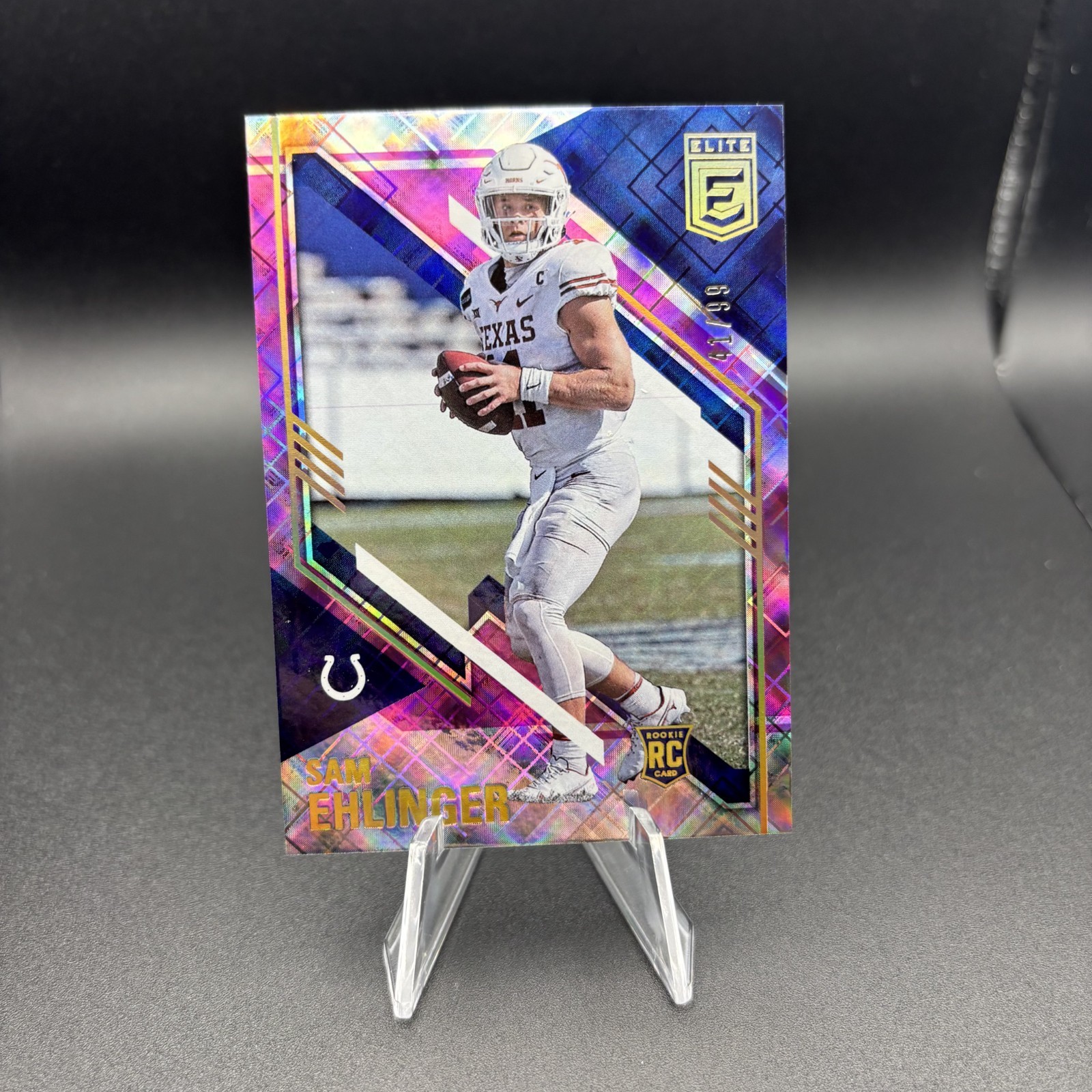 2021 Panini Sam Ehlinger Elite Draft Texas Longhorns Pink /99 #170