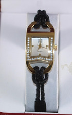 Paolo Gucci Gold Tone Ladie's watch on a cord New in Box