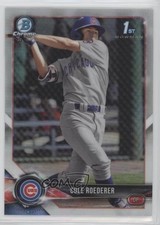 2018 Bowman Draft Chrome Refractor Cole Roederer #BDC-125 1u6