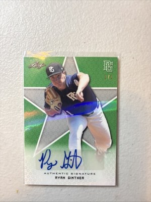 2020 Leaf Auto Perfect Game National Showcase Ryan Ginther 1/1