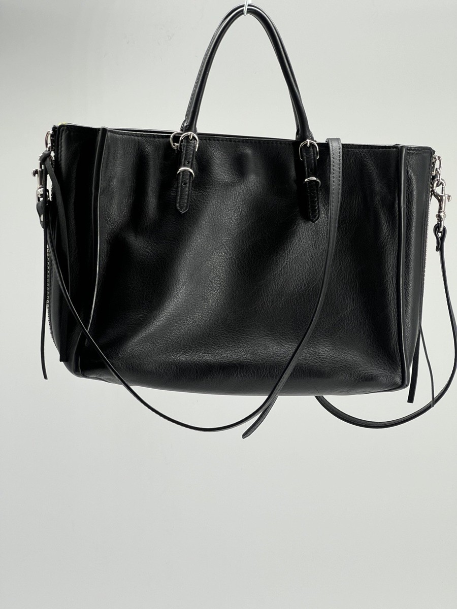 Balenciaga Papier A4 Zip Around Black Leather Bag | eBay