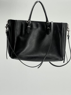 Balenciaga Papier A4 Zip Around Black Leather Bag | eBay