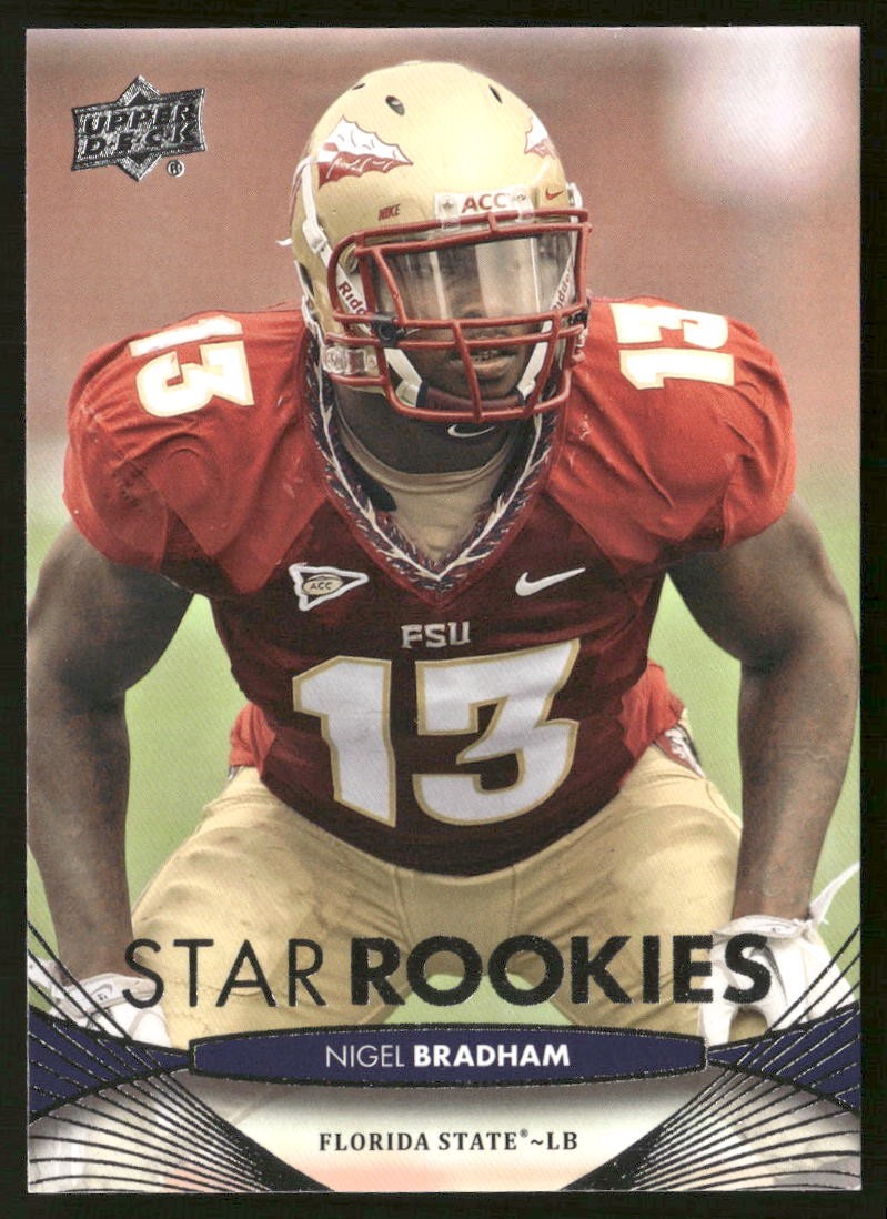 Nigel Bradham 2012 Upper Deck #201 - Florida State Seminoles