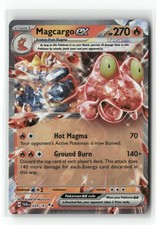 Magcargo ex 029/167 Doppia Rara Maschera Crepuscolare Pokemon Holo Near Mint