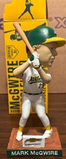 Mark McGwire Oakland A's Rookie of the Year bobblehead SGA 2015