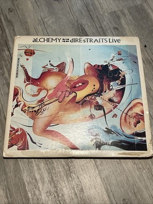 Dire Straits Alchemy Live Double LP 1984 Warner Bros. Records with Inner Vinyl