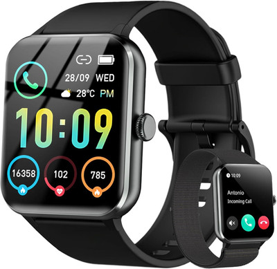 Smart Watch(Answer/Make Call), 1.85'' Smartwatch for Men Women, 100+ Sport Modes,