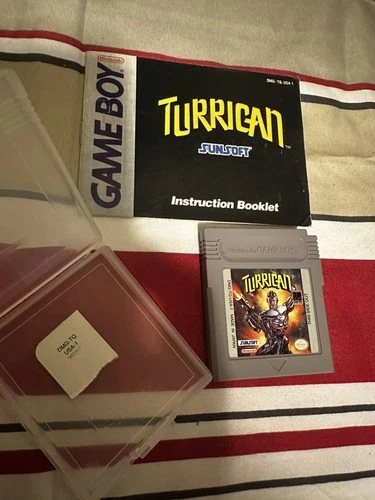 Turrican - Nintendo Game Boy Authentic Cartridge + Manual Tested Working