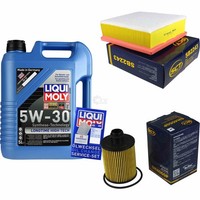 Inspektionskit Filter Liqui Moly ÖL 5L 5W-30 FüR Opel Corsa D Van Fiat Linea