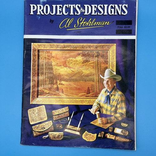 Projects & Designs Al Stohlman Leather  patterns instructions 1972