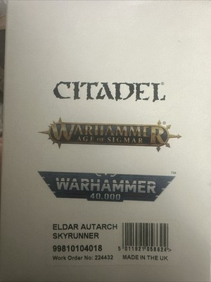 Citadel Warhammer 40K Eldar Autarch Skyrunner Single Miniature Sealed OOP