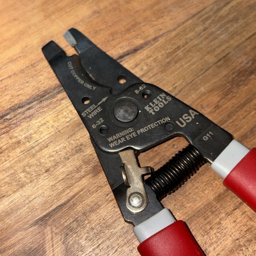 Klein Tools Pinza per Taglierina Multicavi 6-3/4" Klein-Kurve 63020 Made in USA Rosso - Foto 2 di 5
