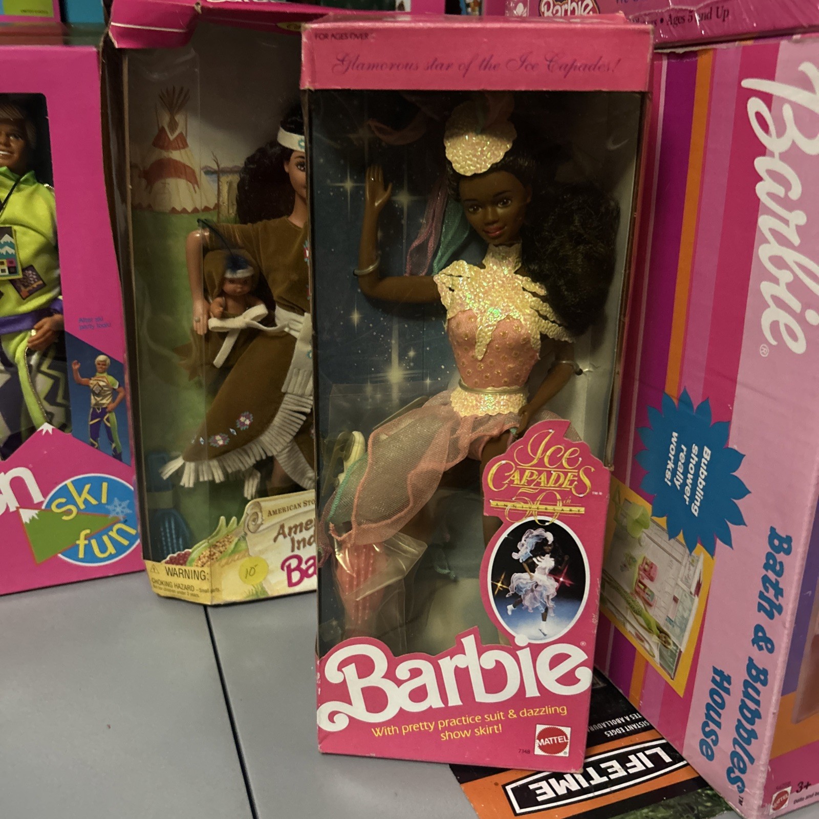 NIB 1989 Mattel Ice Capades Barbie AA 7348