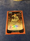 2012 Bowman Chrome Matt Moore Orange Refractor Rookie Auto  16/25