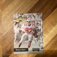 Playoff 1993 Robert Smith Ohio State Buckeyes #311 Rookie Football Card. rookie card picture