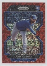 2022 Panini Prizm Tier II Red Donut Circle Prizm 19/99 Cory Abbott #181 y0i