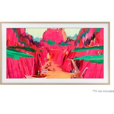 Samsung 85" The Frame Customizable Bezel, Modern Teak - VG-SCFF85TKBZA 2025 