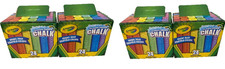 4 BOXES / 96 LARGE Sidewalk CHALK Crayola Washable Different BRIGHT BOLD Color