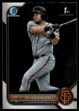 2022 Bowman #BCP-65 Diego Rincones Chrome Prospects 1st Bowman