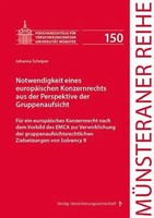Johanna Scheiper | Notwendigkeit Eines EuropäIschen Konzernrechts Aus Der...