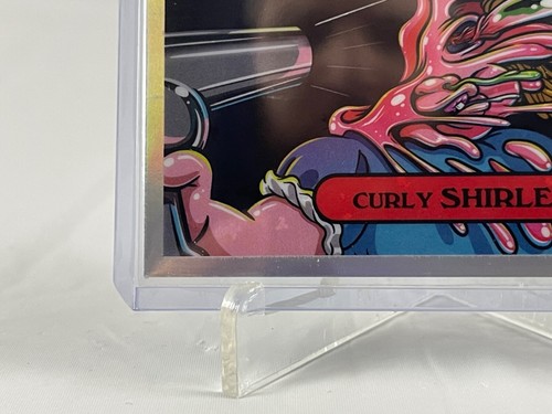 Garbage Pail Kids 7 Topps Trading Card Art Rory Curly Shirley Refractor R-265a - Picture 5 of 10