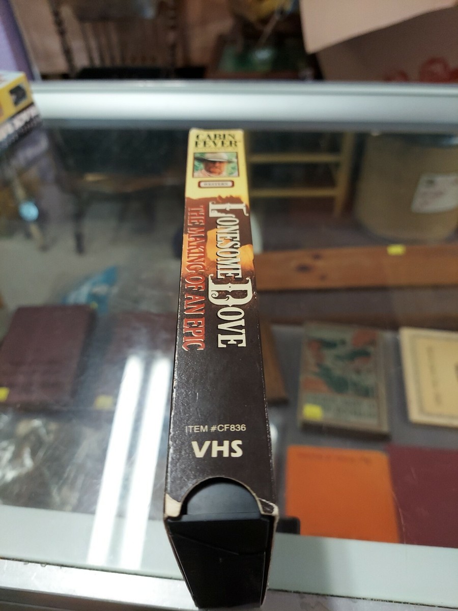 LONESOME DOVE THE MAKING OF AN EPIC VHS VIDEO ROBERT DUVALL TOMMY