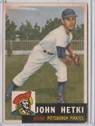 1953 Topps #235-John Hetki   Hi-#