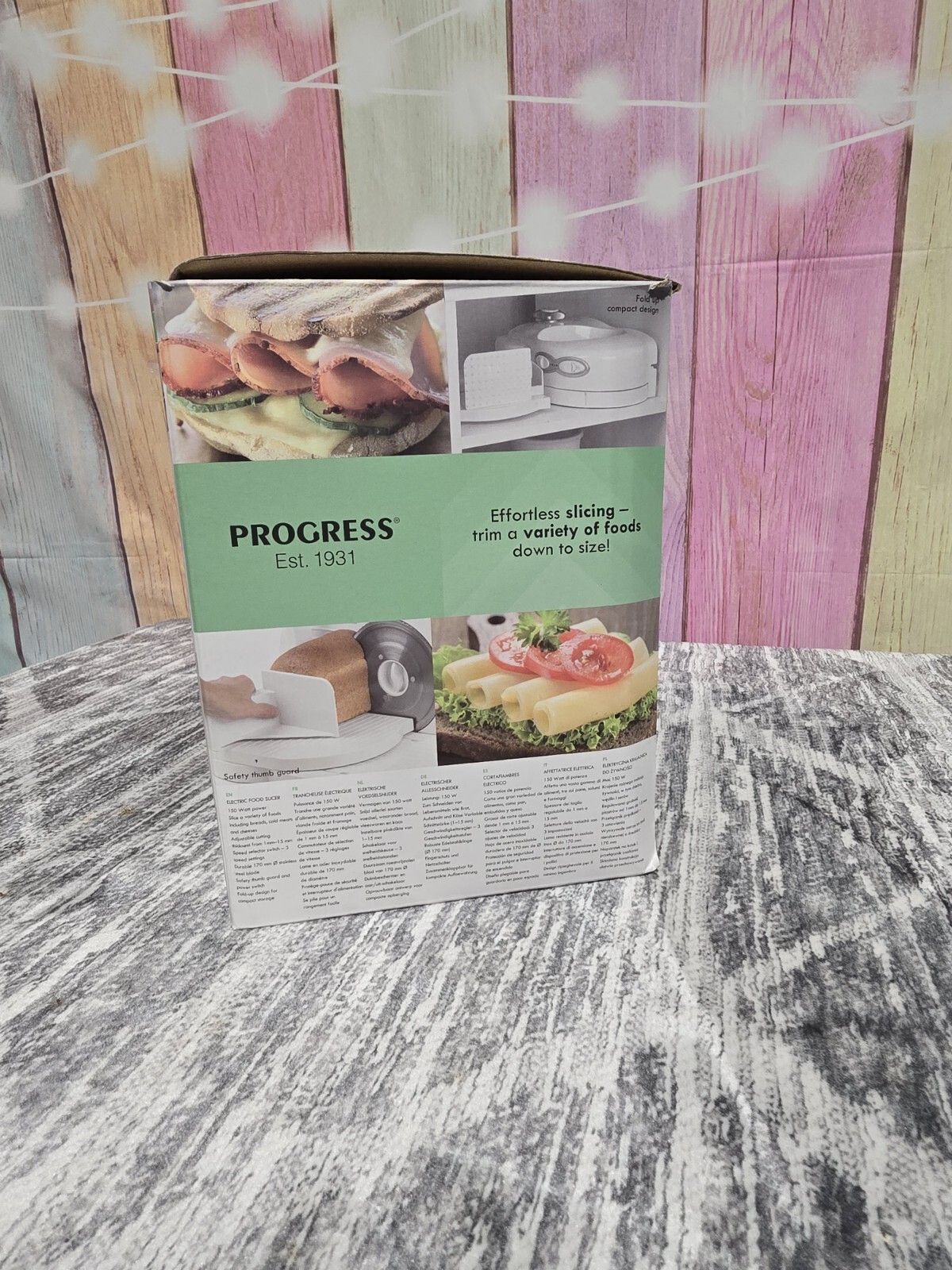 Progress EK3683P Electric Food Slicer White for sale online eBay