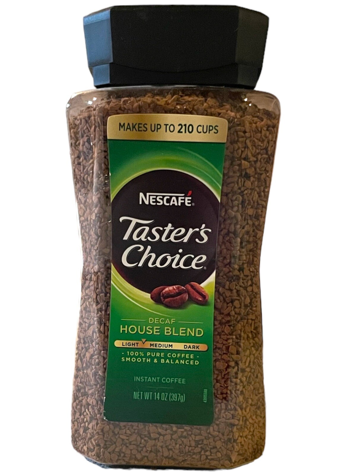 Nescafe Taster's Choice Decaf House Blend Instant Coffee 14 oz