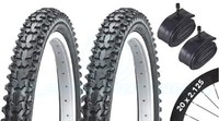 2 Fahrradreifen - BMX / Mountainbike - 20 X 2.125 - & Schrader RöHren