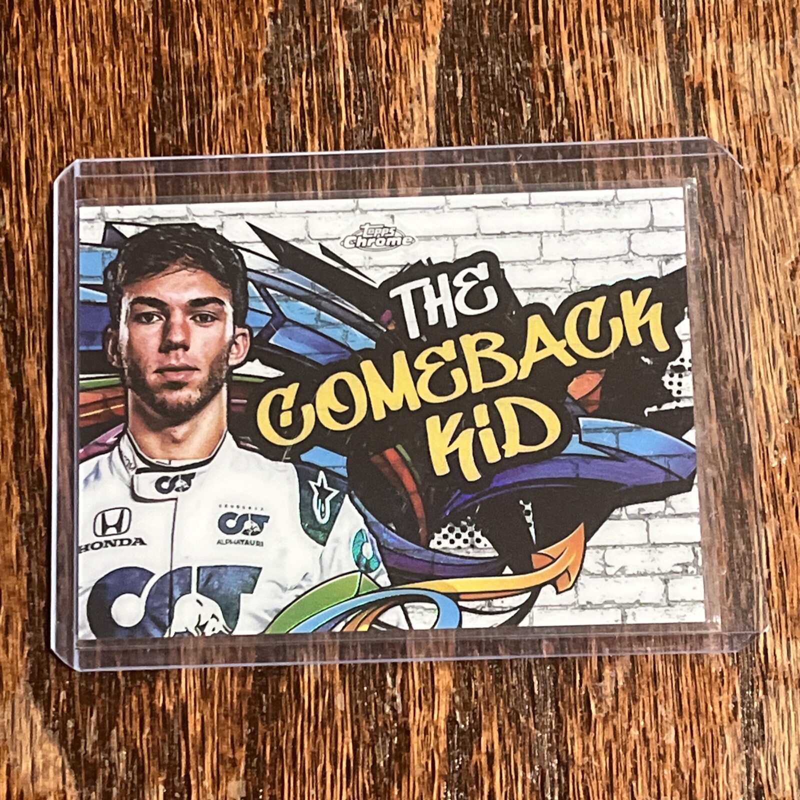 PIERRE GASLY 2020 Topps Chrome Formula 1 F1 Track Tags The Comeback Kid #TT-8