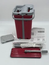 Wash Dry Mop Box With Mop New With Defect Read Extra Mop Head See Pics Cheap!
