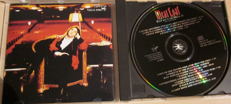 CD Album 1993 : Meat Loaf -  Bat Out Of Hell II , Jim Steinmen - Bild 2 von 2