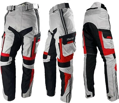 Pantalon De pour Moto Avec Protections Homologué Niveau 2 Sur Genou et Hanche - Photo 1/3