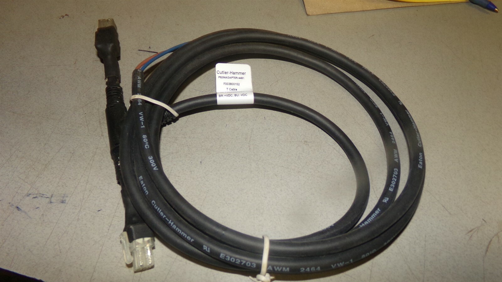 Cutler Hammer F003800152 PS2556A-44B1 2-Meter T-Cable *FREE