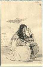 Postcard - Superstition By Goya - Museo Nacional del Prado - Madrid, Spain